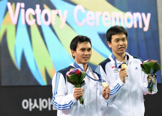 Duet maut Hendra/Ahsan sukses bawa pulang emas Asian Games 2014