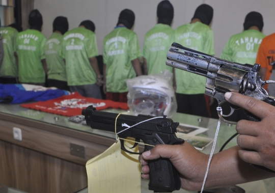 17 Anggota geng motor kriminal Bekasi dibekuk Polda Metro Jaya