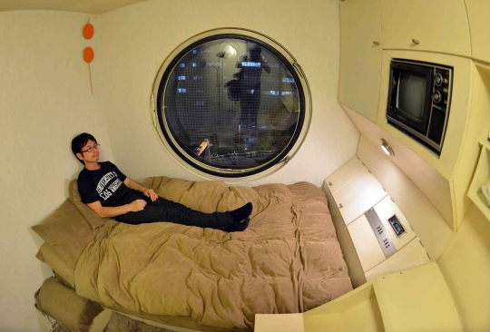 Kenyamanan tinggal di apartemen mini Menara Kapsul Nakagi