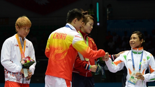 Merasa dicurangi, atlet tinju India tolak medali Asian Games