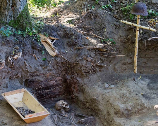 Penemuan kuburan massal tentara Jerman korban Perang Dunia II