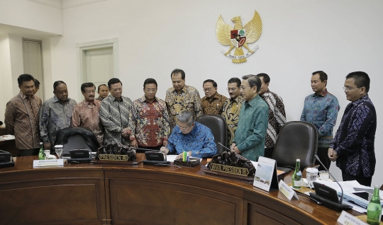 SBY tandatangani Perppu Pilkada