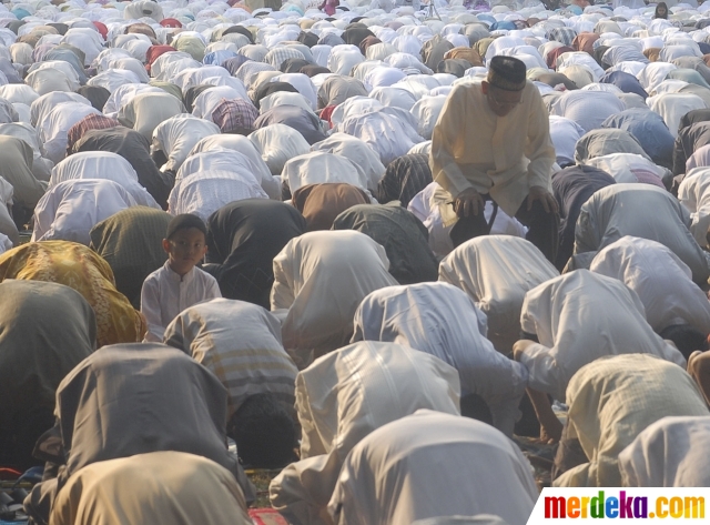 Foto : Muslim Muhammadiyah rayakan Lebaran Haji merdeka.com