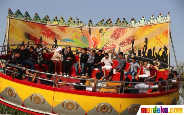 Foto : Libur Idul Adha, warga Irak bondong-bondong penuhi 