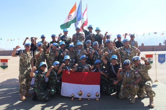 Lagi-lagi pasukan Garuda TNI juara menembak UNIFIL di Lebanon