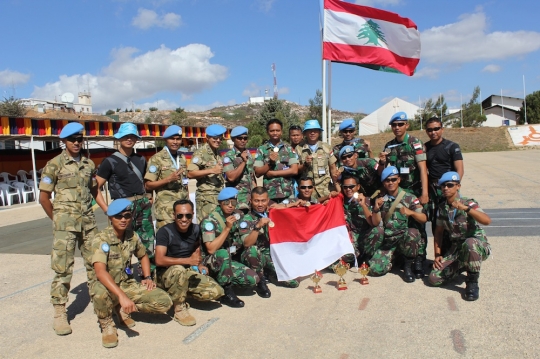 Lagi-lagi pasukan Garuda TNI juara menembak UNIFIL di Lebanon