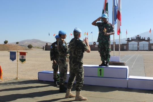 Lagi-lagi pasukan Garuda TNI juara menembak UNIFIL di Lebanon