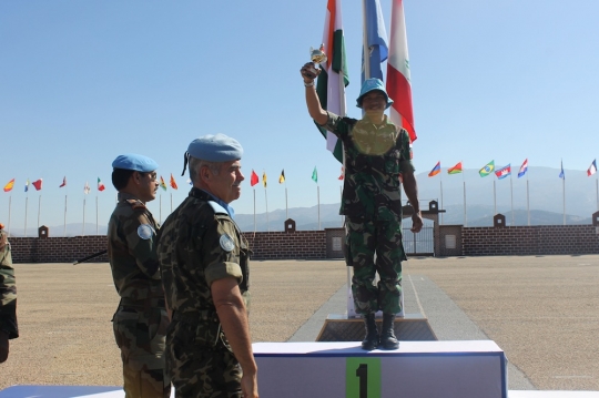 Lagi-lagi pasukan Garuda TNI juara menembak UNIFIL di Lebanon