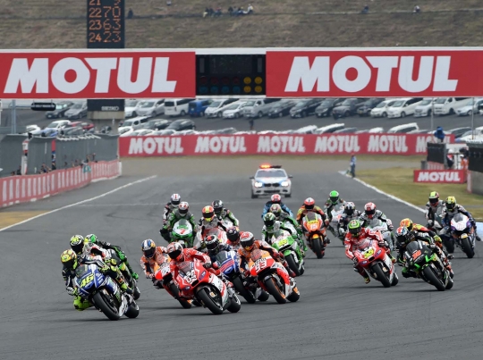 Marc Marquez sukses kunci gelar juara MotoGP 2014 di Jepang