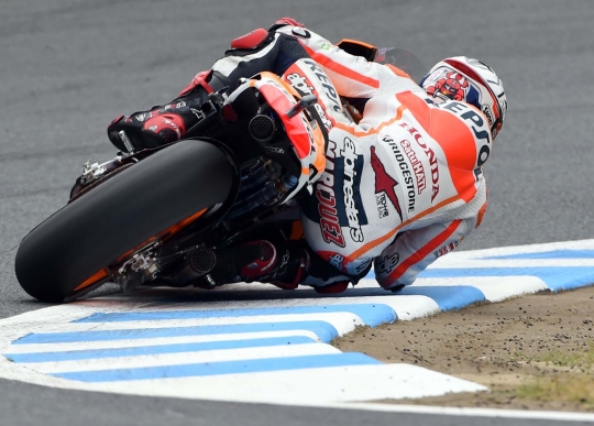 Marc Marquez sukses kunci gelar juara MotoGP 2014 di Jepang