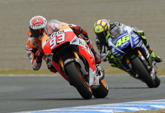 Marc Marquez sukses kunci gelar juara MotoGP 2014 di Jepang