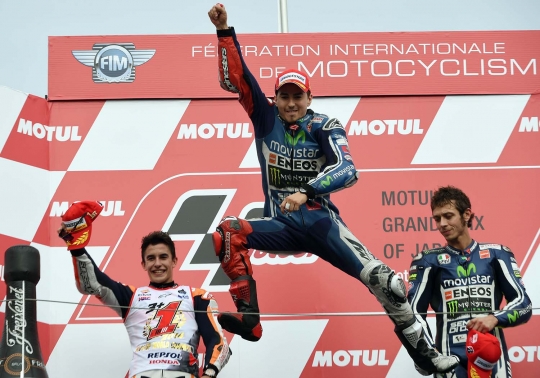 Marc Marquez sukses kunci gelar juara MotoGP 2014 di Jepang