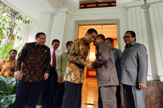 Pimpinan MPR temui Jokowi-JK di rumah dinas Gubernur DKI
