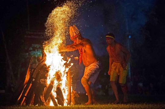 Angkernya upacara spiritual warga Pegunungan Sorte Venezuela