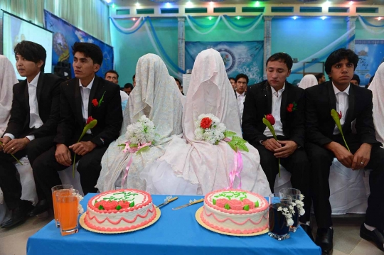 Mengintip tren nikah massal para pasangan muda di Afghanistan