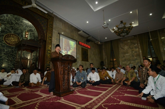 Jusuf Kalla hadiri acara tasyakuran di Masjid Sunda Kelapa