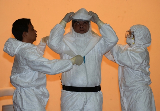 Waspada Ebola, tenaga medis di Filipina diberi pelatihan khusus