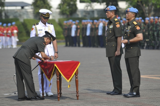 Mayjen TNI Andika Perkasa resmi jabat Danpaspampres