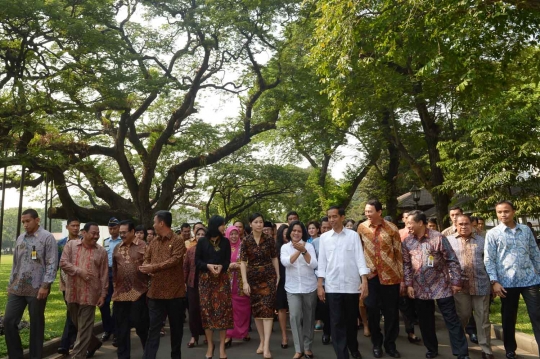 Senangnya Ahok diajak Jokowi keliling Istana