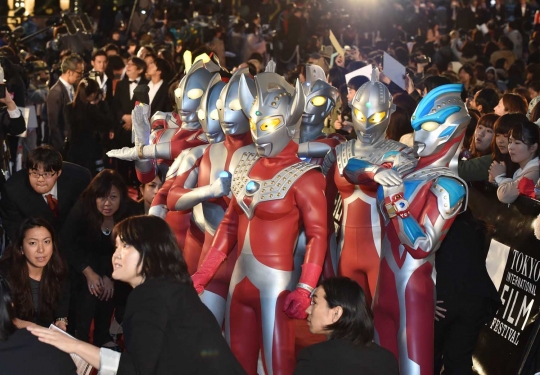 Aksi gerombolan Ultraman meriahkan Tokyo Film Festival