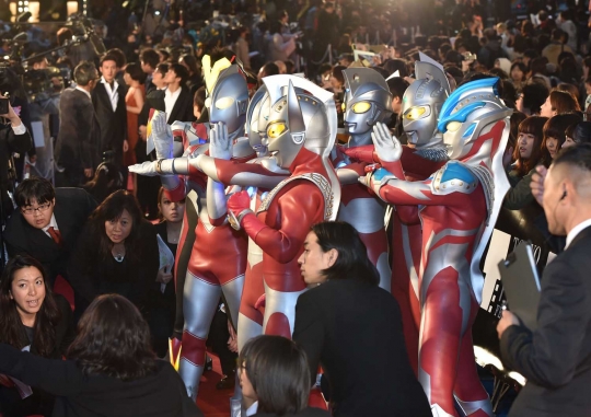 Aksi gerombolan Ultraman meriahkan Tokyo Film Festival