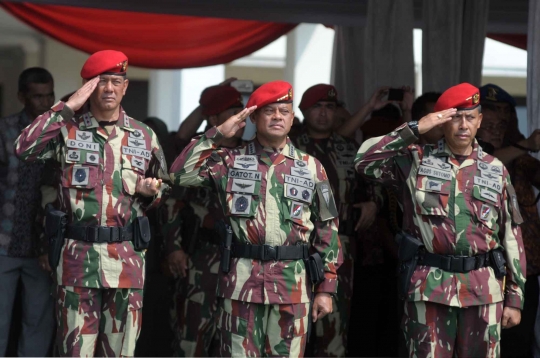 Kasad Jenderal TNI Gatot pimpin upacara sertijab Danjen Kopassus