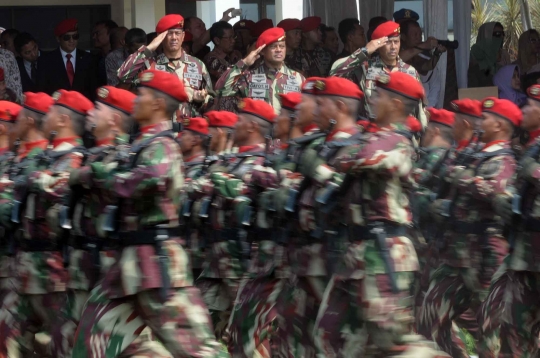 Kasad Jenderal TNI Gatot pimpin upacara sertijab Danjen Kopassus