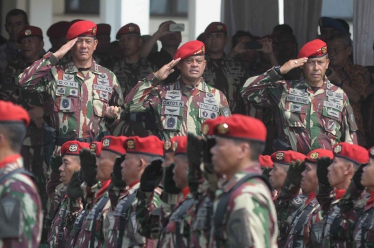 Kasad Jenderal TNI Gatot pimpin upacara sertijab Danjen Kopassus