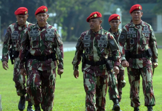 Kasad Jenderal TNI Gatot pimpin upacara sertijab Danjen Kopassus