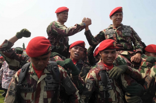 Kasad Jenderal TNI Gatot pimpin upacara sertijab Danjen Kopassus