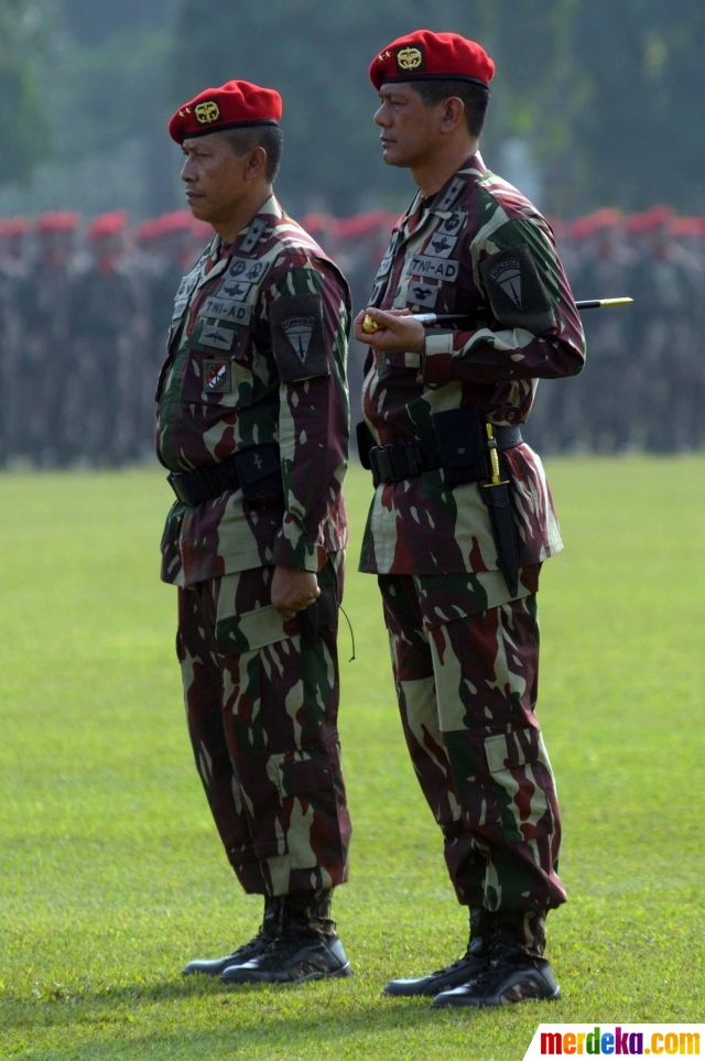 Foto : Kasad Jenderal TNI Gatot pimpin upacara sertijab 