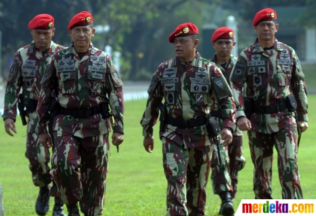 Foto : Kasad Jenderal TNI Gatot pimpin upacara sertijab 