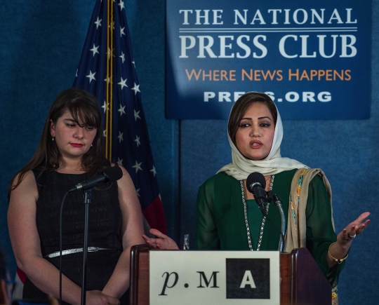 Asma Shirazi, jurnalis pemberani peraih Peter Mackler Award 2014