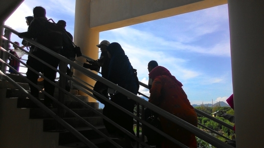 Simulasi sirine tsunami, warga Aceh menangis dan panik