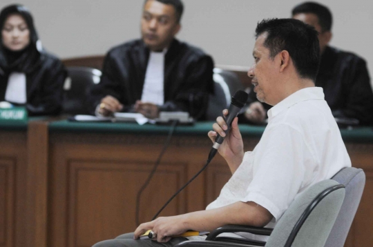 Drajat Adhyaksa jalani sidang perdana kasus korupsi Transjakarta