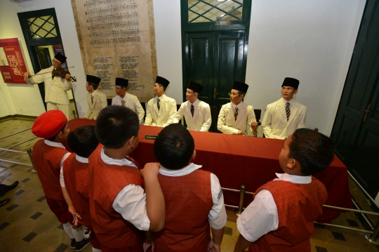 Napak tilas sejarah kemerdekaan RI di Museum Sumpah Pemuda