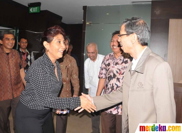 Foto : Mengintip aktivitas perdana Susi Pudjiastuti di KKP 