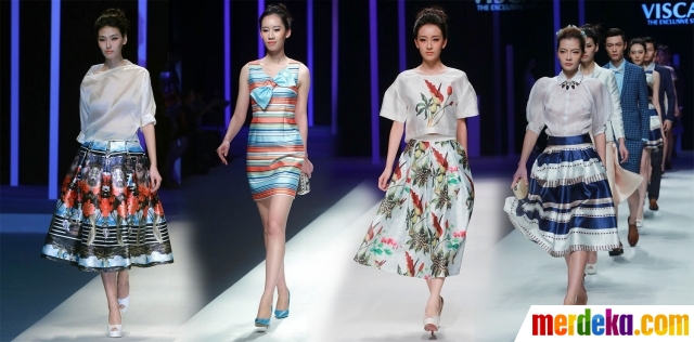 Foto : Pesona model-model cantik Mandarin di China Fashion 
