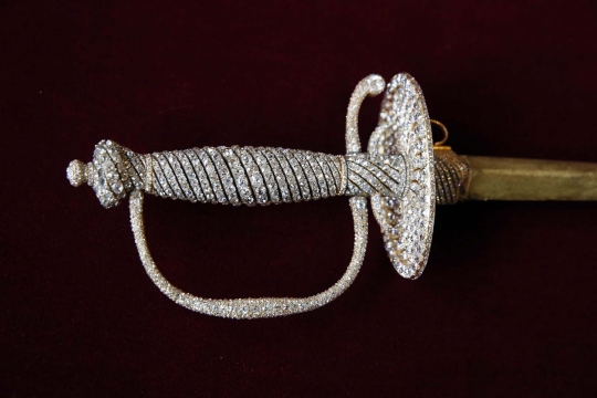 Mengintip kemewahan pedang berlian Napoleon Bonaparte