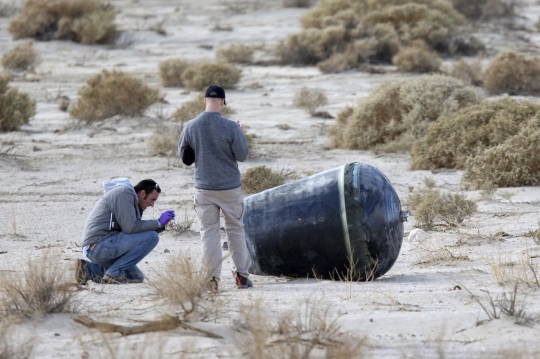 Beginilah kondisi nahas Virgin Galactic usai meledak dan jatuh