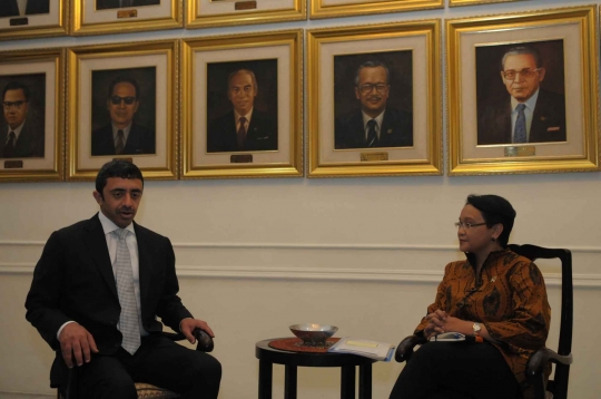 Bertemu Menlu UEA, Menteri Retno bicarakan kerjasama bilateral