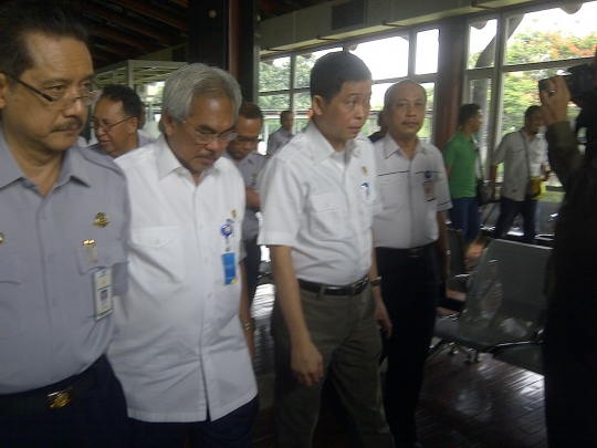 Menteri Jonan blusukan ke Bandara Soekarno-Hatta