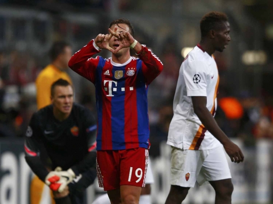 Hajar AS Roma, Bayern Munich tembus 16 besar Liga Champions