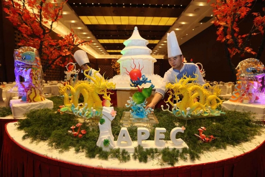 Mengintip kemewahan ruang makan tamu KTT APEC 2014 di Beijing