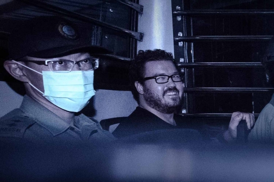 Tawa psikopat pembunuh 2 WNI di Hong Kong usai sidang ditunda