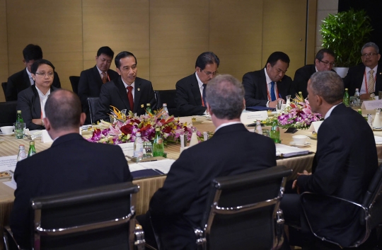 Pertemuan tertutup Jokowi-Obama di sela kegiatan APEC 2014