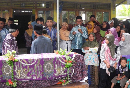 Suasana duka di rumah Sumarti Ningsih