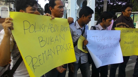 Jurnalis Aceh desak Kapolri hukum polisi penganiaya wartawan