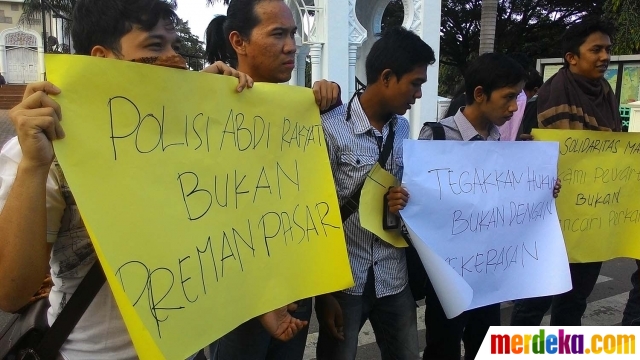 semprot ahok berita wartawan merdeka.com desak  penganiaya Kapolri Aceh polisi wartawan hukum