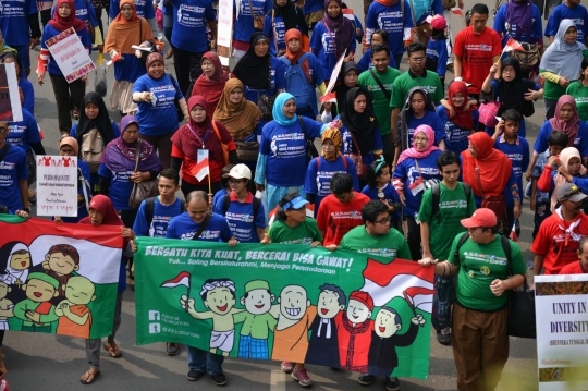Ribuan warga gelar aksi peringatan Hari Toleransi Internasional